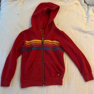 Aviator Nation 5-Stripe zip up hoodie